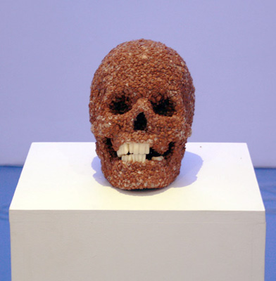  Padraig Robinson: Coco-Pop skull, 2009; courtesy the artist